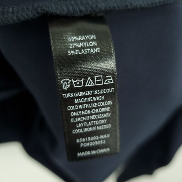 Betabrand Collarless Ponte Button Front Blazer/Jacket XL Navy Blue - Picture 16 of 16